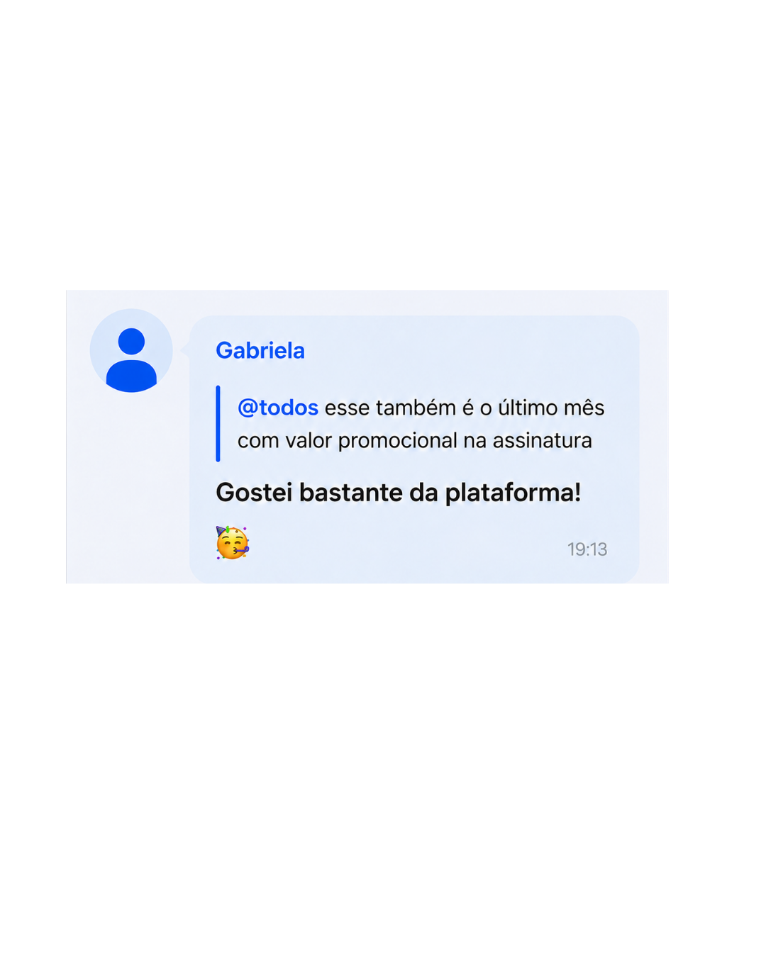 Feedback da aluna Gabriela sobre a plataforma Aprove Questões